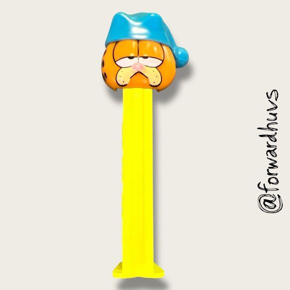 Bundle Sale 3 for $15 | Garfield in Nightcap Pez Dispenser - Picture 1 of 9